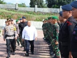 Bupati Tapsel Hadiri Apel Gelar Pasukan Ketupat Toba 2024