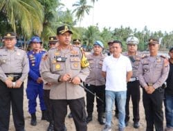 Ops Ketupat Toba 2024, Kapolres Madina Berkunjung ke Pantai Barat