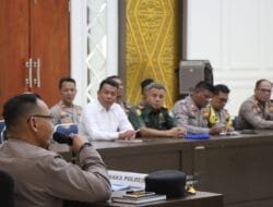 Rakor Lintas Sektoral Ops Ketupat Seulawah 2024 Polres Aceh Selatan