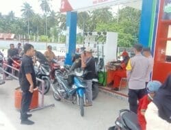 Polsek Kluet Selatan Cek SPBU untuk Antisipasi Kecurangan