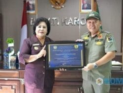 Pemkab Karo Raih Predikat Terbaik ke- 3 Pengelolaan Dana Bagi Hasil Cukai Tembakau