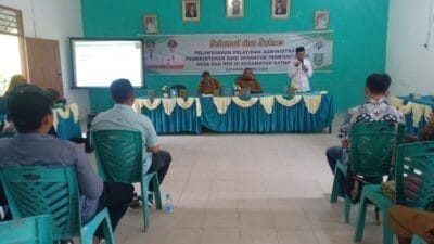 Sekcam Batahan Buka Pelatihan Administrasi Aparatur Desa dan BPD