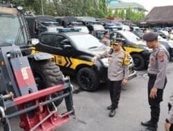 Sat Samapta Polrestabes Medan Garda Terdepan Hadapi Buruh