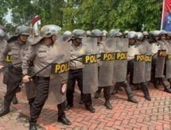 Jelang Pilkada Serentak 2024, Polres Langkat Gelar Latihan Pengendalian Massa