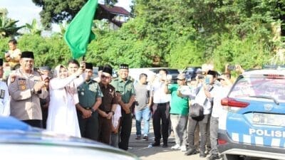 Ribuan Warga Saksikan Keberangkatan Jamaah Haji Asal Madina