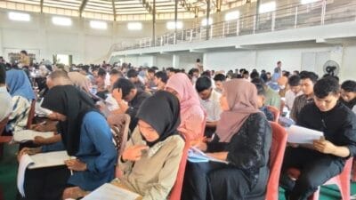 KPU Gelar Ujian Tertulis Penerimaan Anggota PPS se – Palas