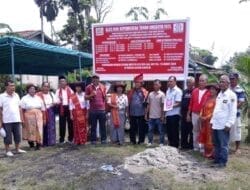 FKTL Pasang Plang Perjuangan, Warga Laucih Siap Pertahankan Tanahnya