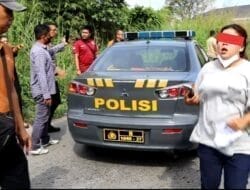 Polres Labuhanbatu Sebut Tidak Ada Tabrak Masyarakat Pendemo PMKS PT PPSP