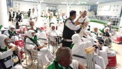Persiapan Armuzna, 100 Kursi Roda dari Jakarta Tiba