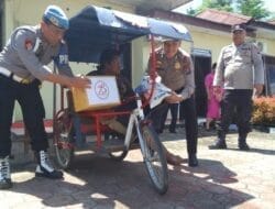 HUT Bhayangkara 2024, Polres Langkat Salurkan Bansos dan Bedah Rumah