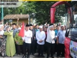 Pj Bupati Paluta Tepung Tawari dan Lepas 191 Jemaah Calon Haji