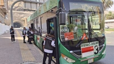 Pascaarmuzna, Bus Shalawat Kembali Beroperasi Layani Jemaah