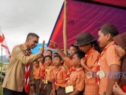Wabup Theopilus Buka Lomba Keterampilan Kwarcab Karo Wilayah VI