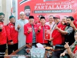 Balon Walikota Langsa Maimul Mahdi Resmi Mendaftar ke DPP – Partai Aceh