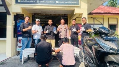 Polsek Langsa Barat Amankan Dua Pelaku Pencurian