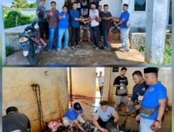 PWI Kota Langsa Sembelih 3 Ekor Sapi Qurban untuk Ratusan Wartawan