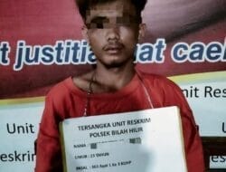 Polsek Bilah Hilir Amankan Pelaku Curat Warga Labura