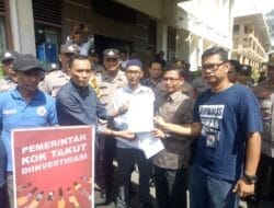 Puluhan Wartawan Kota Langsa Demo Tolak Revisi UU Penyiaran