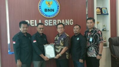 Audiensi IWO Deliserdang dengan BNNK Perkuat Kerjasama Pencegahan Narkoba