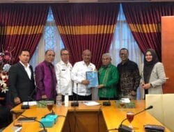 Komisi Informasi Sumut Sampaikan Laporan Kinerja Tahun 2023 Kepada Ketua DPRD Sumut