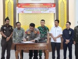 Polres Aceh Selatan Canangkan Pembangunan Zona Integritas Menuju WBK dan WBBM