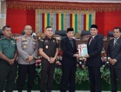 Pemkab Abdya Serahkan Dokumen KUA PPAS Tahun 2025 ke DPRK