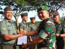 Dandim Abdya Beri Penghargaan 5 Prajurit Terbaik, Ini Pesannya