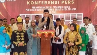 Paslon Mirwan – Baital Mukadis Diarak Ribuan Pendukung