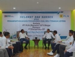 PLN dan Pertamina EP Teken Perjanjian Jual Beli Listrik