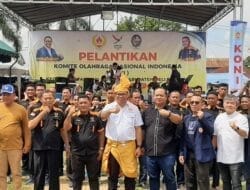 KONI Tanjungmorawa Gelar Pelantikan dan Penerimaan SK Kepengurusan