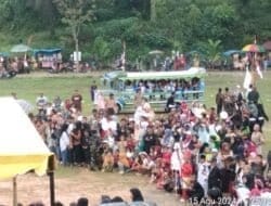 Diiringi Hujan, Karnaval HUT ke-79 Kemerdekaan RI 2024 Ramaikan Alun – alun Sinunukan