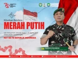 Dandim Abdya Ajak Seluruh Elemen Kibarkan  Merah Putih Serentak