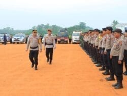 Polres Labuhanbatu Gelar Apel Pasukan Operasi Mantap Praja Toba 2024