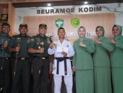 Kunjungi Korem Lilawangsa, Pangdam Apresiasi Prestasi Anak Prajurit
