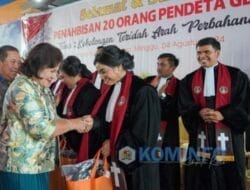 Bupati Karo Hadiri Penahbisan Calon Pendeta GBKP 2024