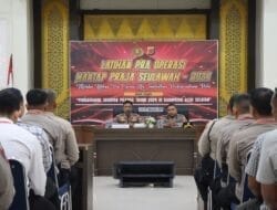 Polres Aceh Selatan Gelar Latpraops Mantap Praja Seulawah 2024