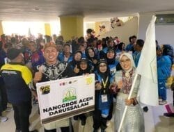 Porwanas Kalsel Dibuka, Aceh Ikut Meriahkan Defile Kontingen