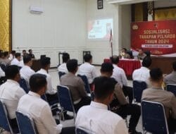Jelang Pilkada Serentak 2024, Polres Aceh Selatan Gelar Sosialisasi