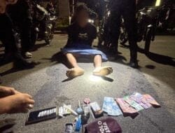 Seorang Pria Terciduk Polisi Patroli Diduga Pengedar Narkoba