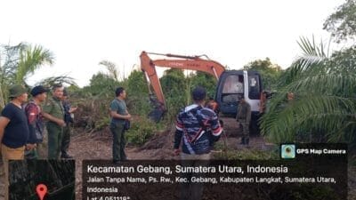 Pengamanan Ekskavator Diklaim Masuk Desa Securai Selatan, Ini Pejelasan Kades