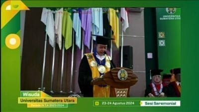 Rektor Wisuda 4.101 Lulusan USU