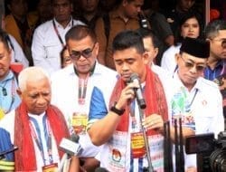Boby – Surya Resmi Daftar Calon Gubernur dan Wagub di KPU Sumut