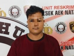 Polsek Aek Natas Labuhanbatu Tangkap Pencuri Kabel Telekomunikasi