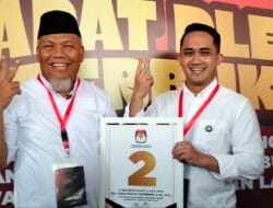 Paslon Nomor Urut 2 di Pilkada Langkat, Iskandar-Adli ‘Peace dan Viktory’