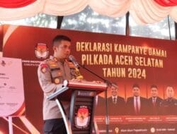 Kapolres Aceh Selatan : Mari Kita Wujudkan Pilkada Aman Damai dan Berintegritas