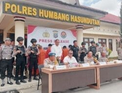Lima Kasus Kejahatan Diungkap Sat Reskrim Humbahas, ini Daftarnya