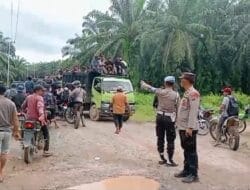 Warga 8 Desa Bersama LABRN Aksi Damai di Lahan Ulayat Dusun Simpang Bambu Madina