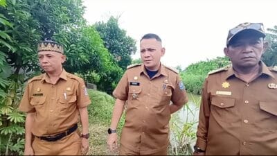 Muspika Batangkuis dan Kades Gerak Cepat  Antisipasi Banjir