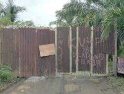 Gudang Diduga Tempat Penampungan CPO Ditutup