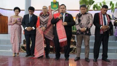 HKBP Melati Rayakan Pesta Gotilon Bersama HIRO, Ridho: Ritual Adat Batak yang Harus Dilestarikan